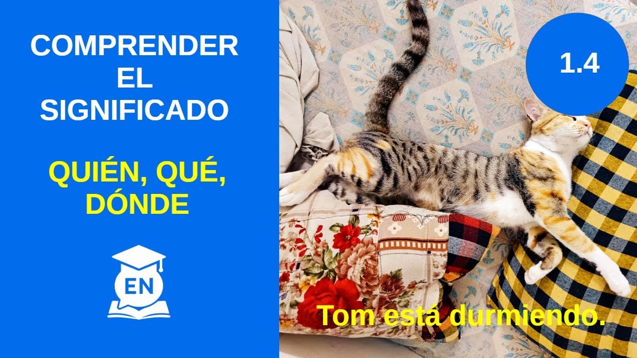 Lección 4: Comprender el Significado – Quién, Qué Dónde | Core English Nivel 1