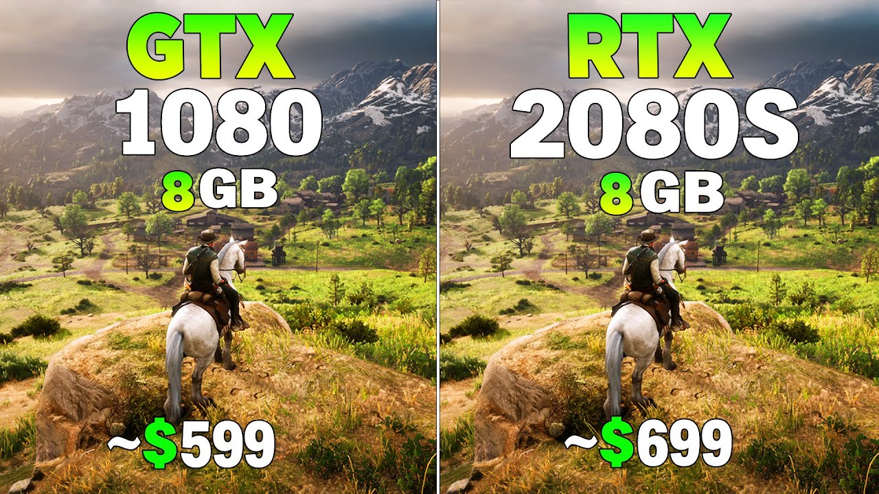 GTX 1080 vs RTX 2080 Super - Test in 8 Games