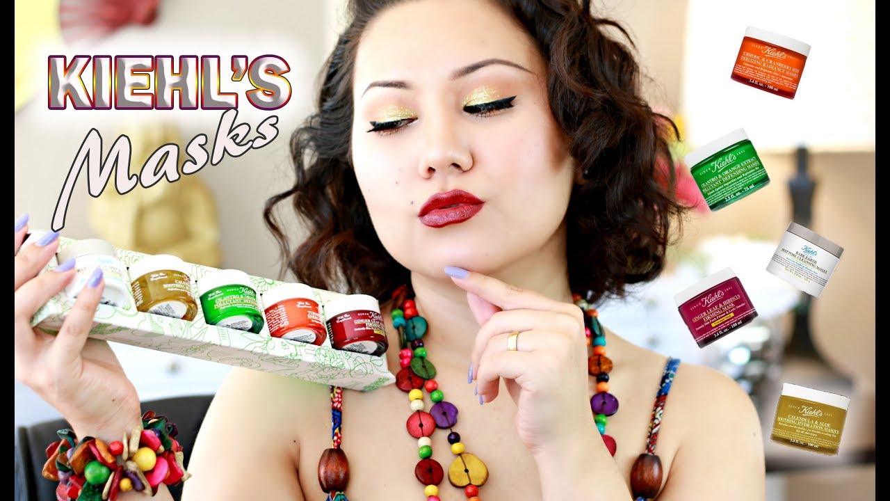 KIEHL'S MASKS | ALL FIVE OF THEM (Rare Earth, Turmeric & Cranberry, Ginger Leaf & Hibiscus and etc)