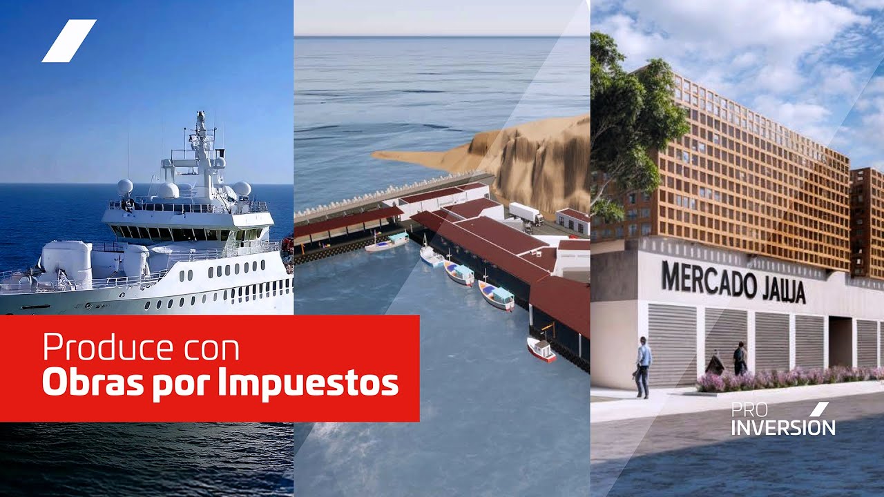 Obras por Impuestos en investigación científica, pesca y mercados de abastos