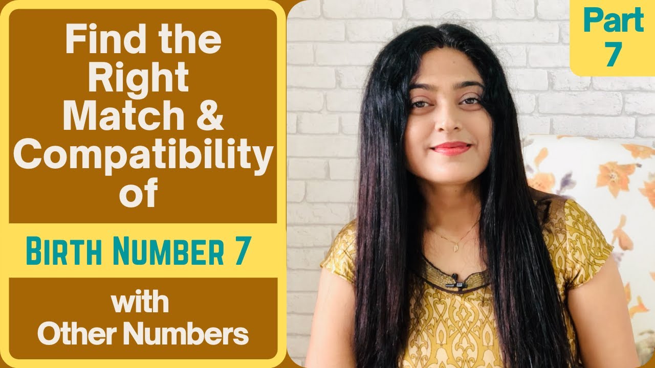 Numerology - Right Match & Compatibility of Birth Number 7 with Other numbers | Priyanka Kuumar