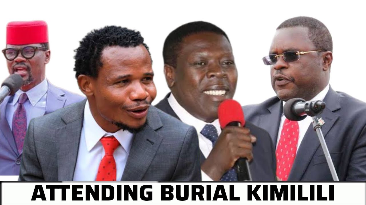 LIVE:LIVE: Wetangula, Lusaka, Didmus , Salasya, Eugine at the burial of prof Donald Kimilili