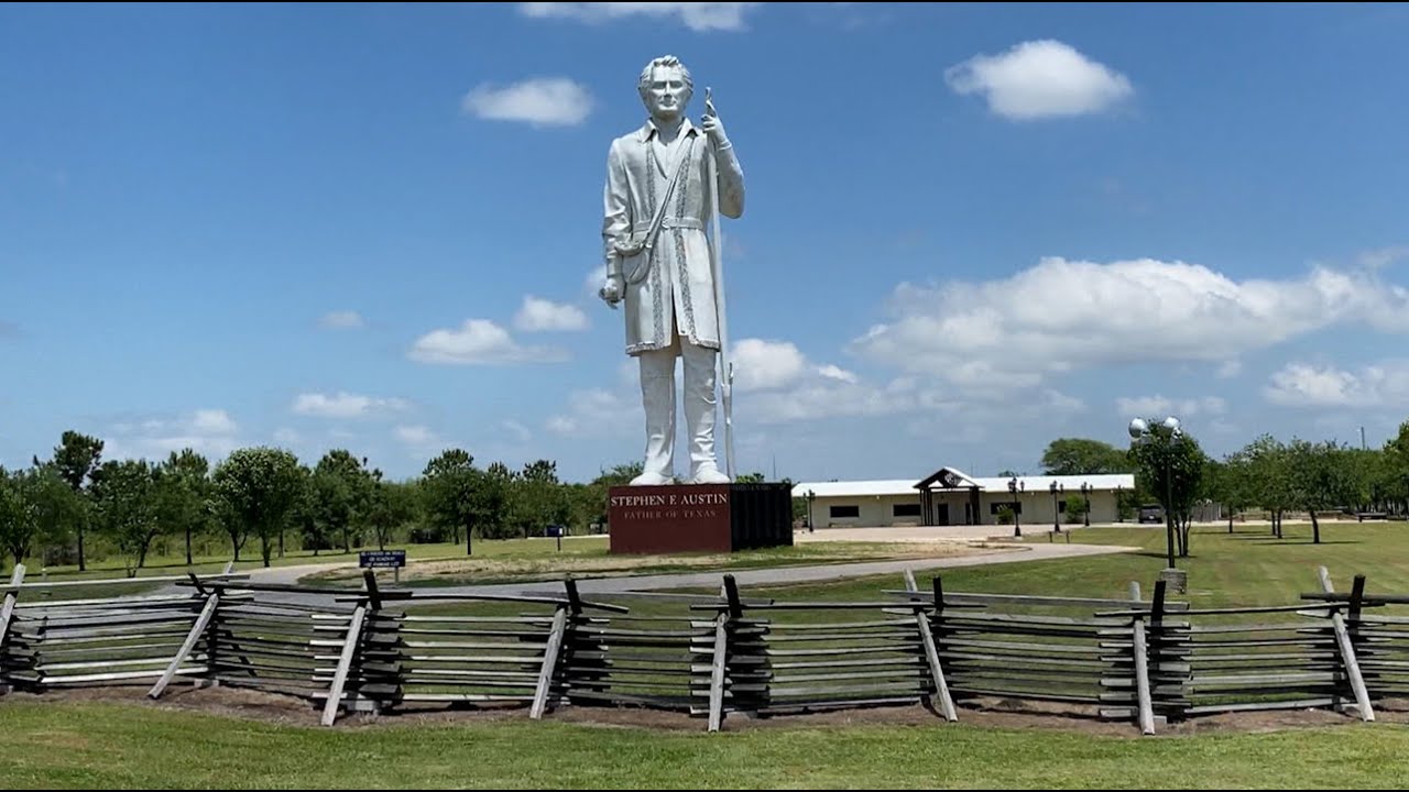 The Texas Bucket List - Stephen F. Austin Statue in Angleton