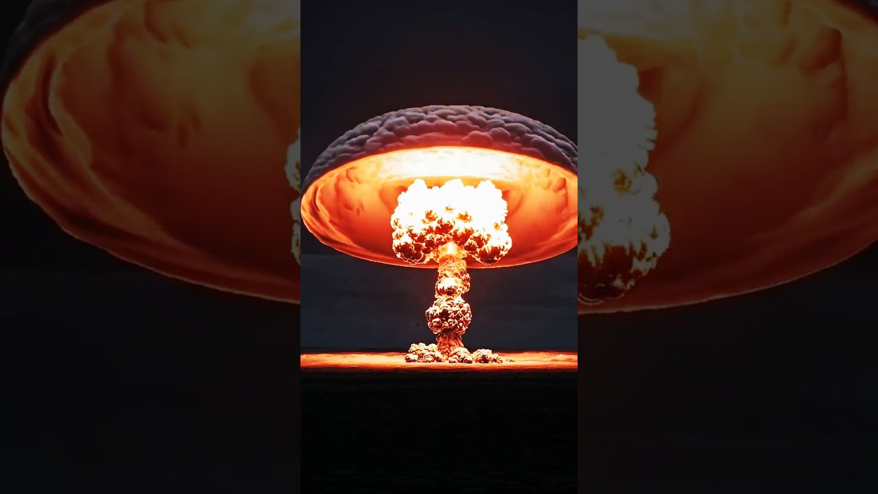 Atomic explosion😬 #shorts #aivideo #bomb #viralvideo #trending #explosion #simulation #new #nuclear