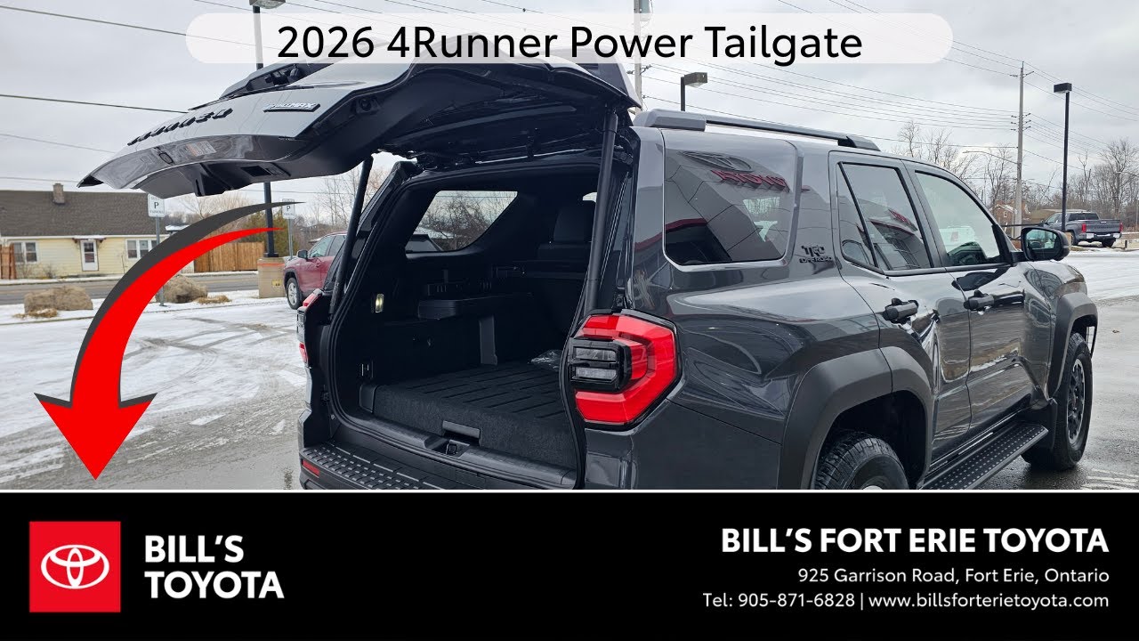 How to Customize the Power Tailgate on Your 2026 4Runner