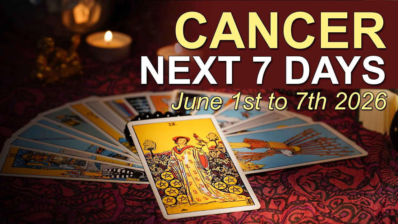 CANCER Weekly Tarot &lsquo;AN IMPORTANT CONVERSATION!&rsquo; June 1st to 7th 2026 | Intuitive Spiritual Guidance
