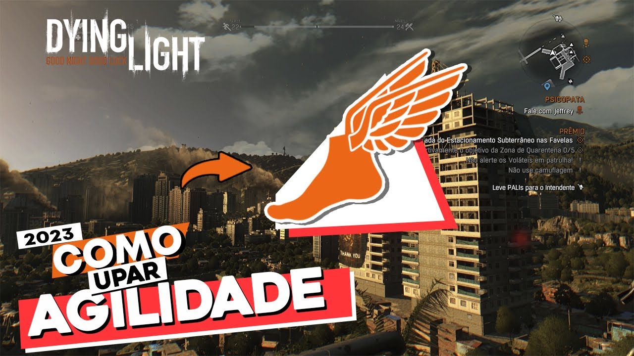 DYING LIGHT - COMO SUBIR NÍVEL DE AGILIDADE RÁPIDO - (MELHORES DICAS)