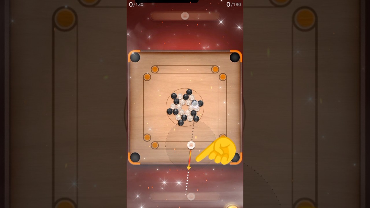 Carrom pool best indirect break and legendary Short trick💥😵😮 || #shorts #carrompool #tricks ||