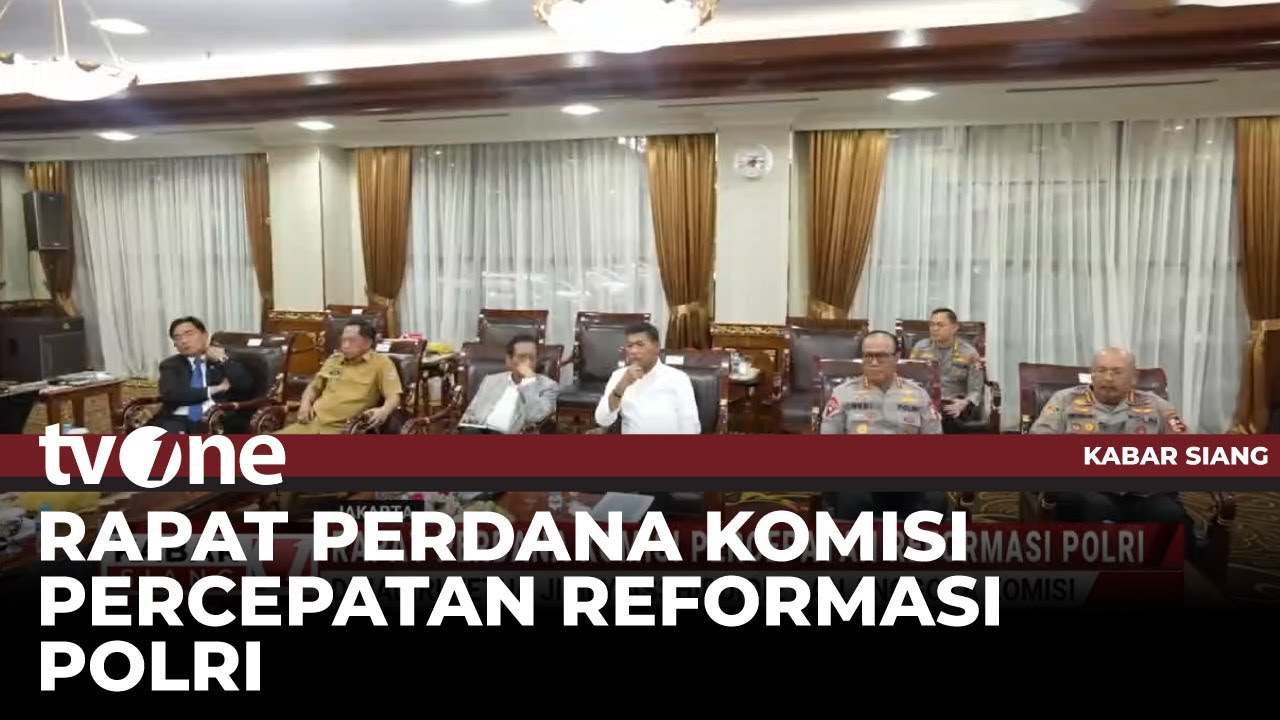 Komisi Percepatan Reformasi Polri Gelar Rapat Perdana | tvOne