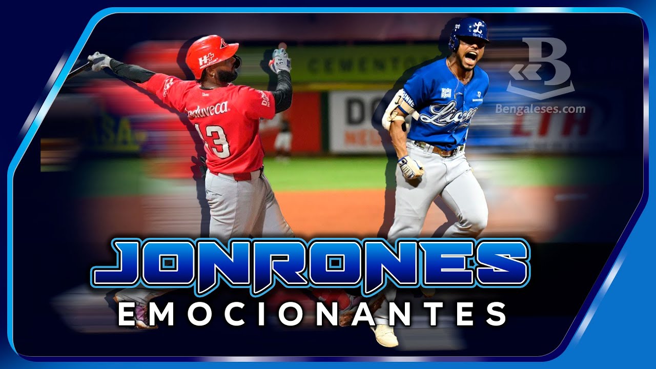 JONRONES EMOCIONANTES EN LIDOM