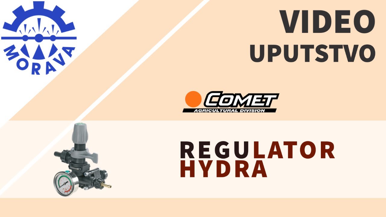 Video uputstvo - Regulator HYDRA (Comet) za motorne prskalice
