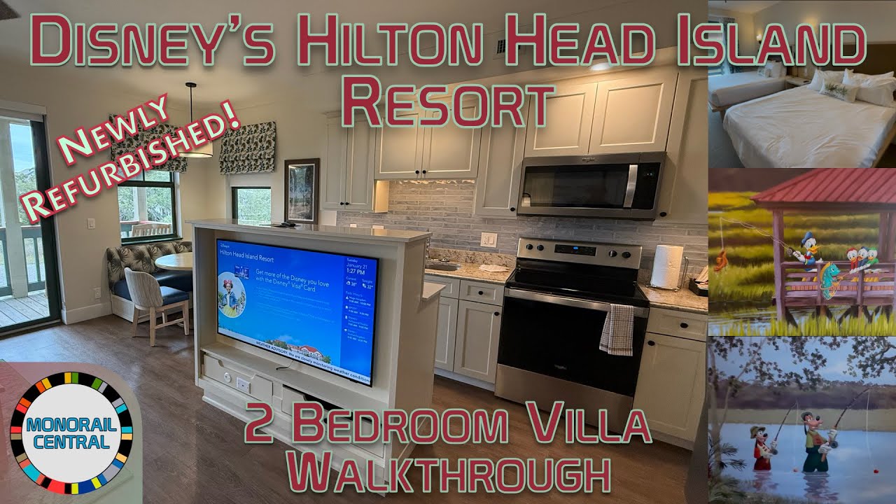 2-Bedroom REFURBISHED Villa | Disney’s Hilton Head Island Resort 2025