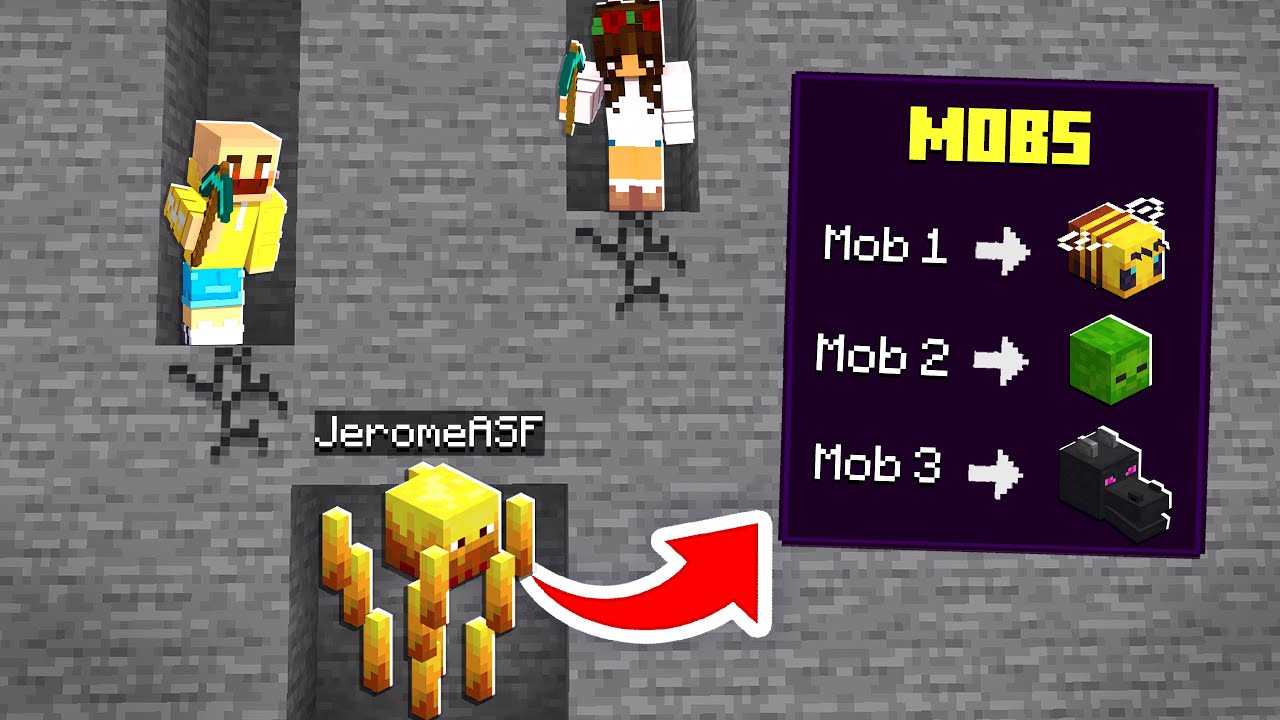 Minecraft Manhunt, But I'm EVERY Mob!
