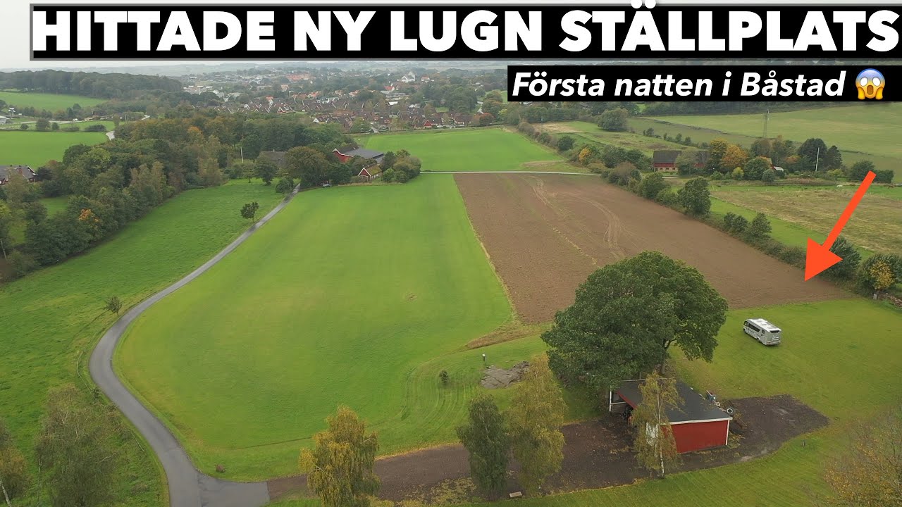 Båstad, central ställplats var Inget för oss, men nästa plats vi hittade var | varahusbilsresor.se