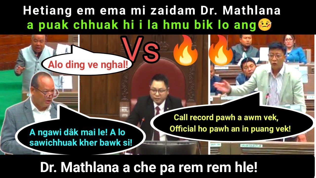 Ekhai! Lo en mah teh🔥Pu Zirliana thu sawi dan avangin Pa Zaidam Dr. Mathlana a insum zo lo🔥