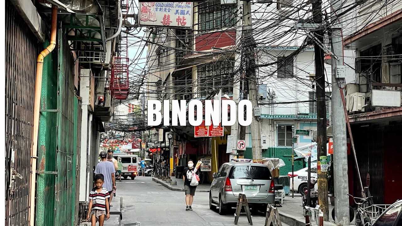 [4K] Walking in random streets in Binondo, Manila