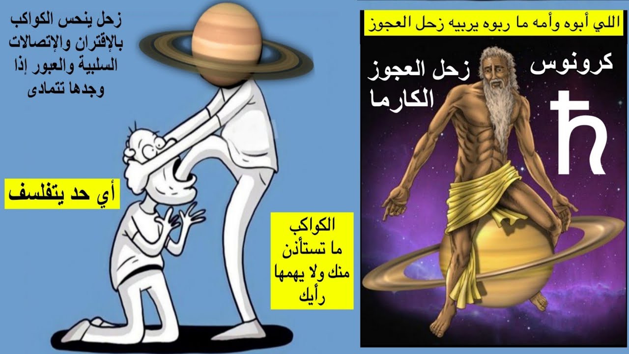 زحل و الكواكب لا تستشيرك قبل ما تفشخك : عبور الكواكب