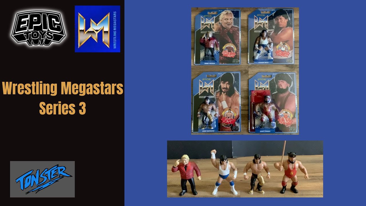 Epic Toys Wrestling Megastars Series 3 Unboxing and Review! Full Set!
