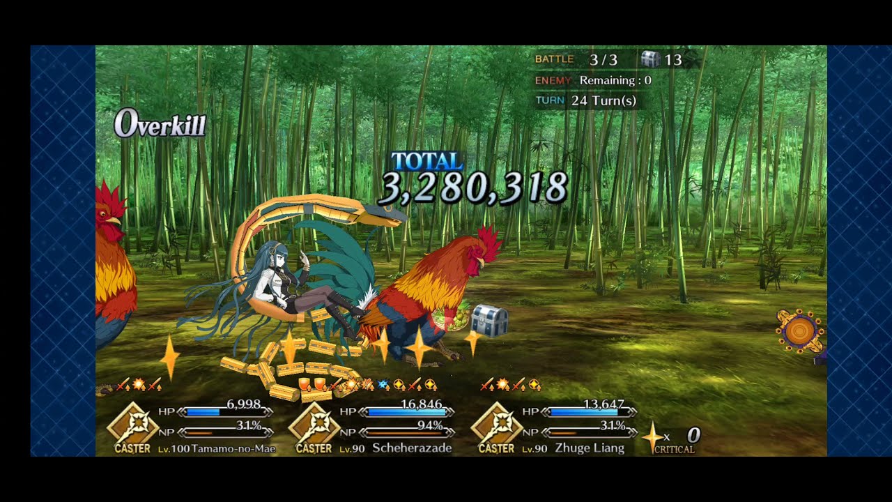 [FGO NA] Scheherazade (Caster of nightless city) 3 million damage