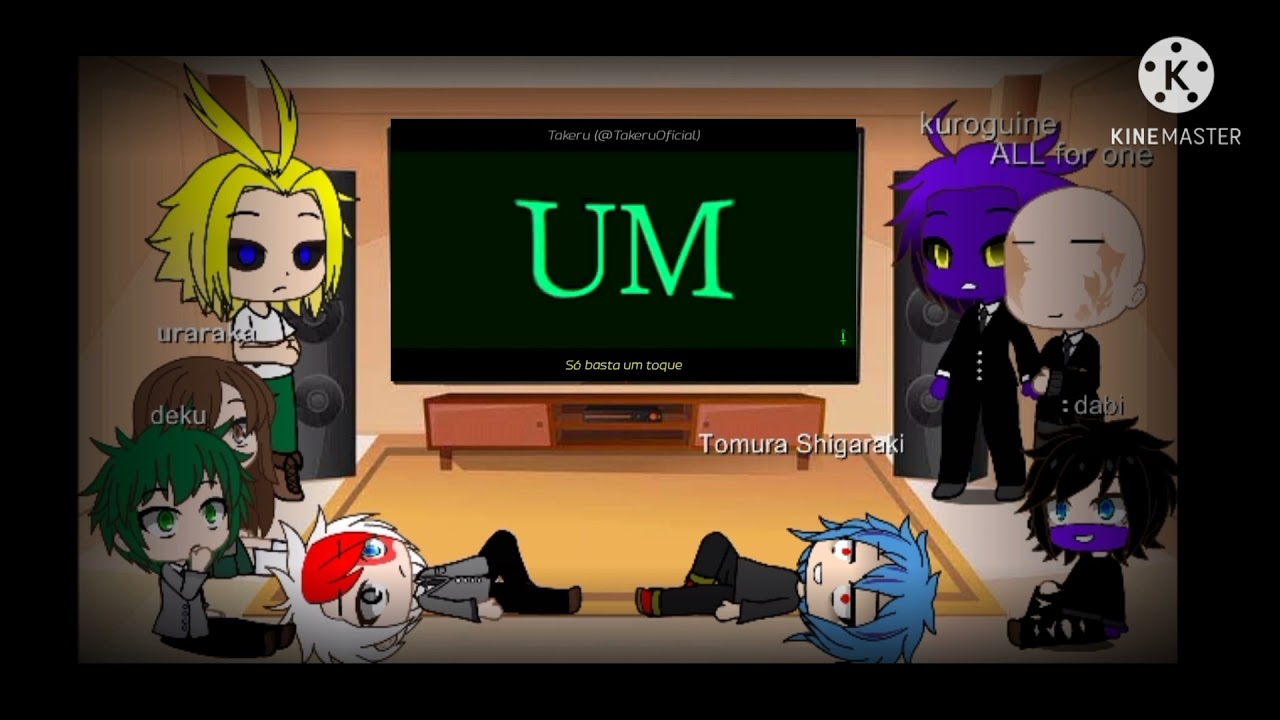 BNHA reagindo ao rap do shigaraki-O NOVO SÍMBOLO DO MAL