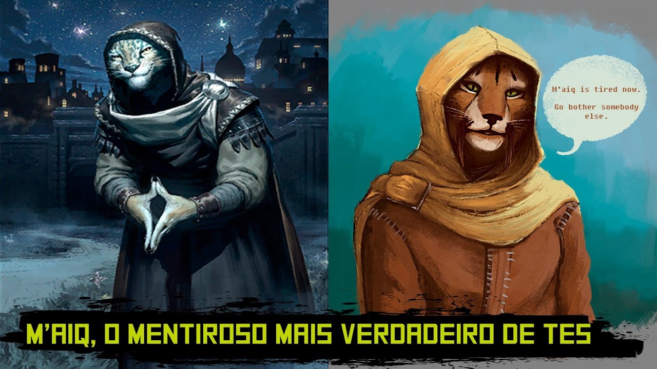 Skyrim - Quem &eacute; M'aiq, the Liar / o Mentiroso ? Um deus imortal? Um troll medieval?