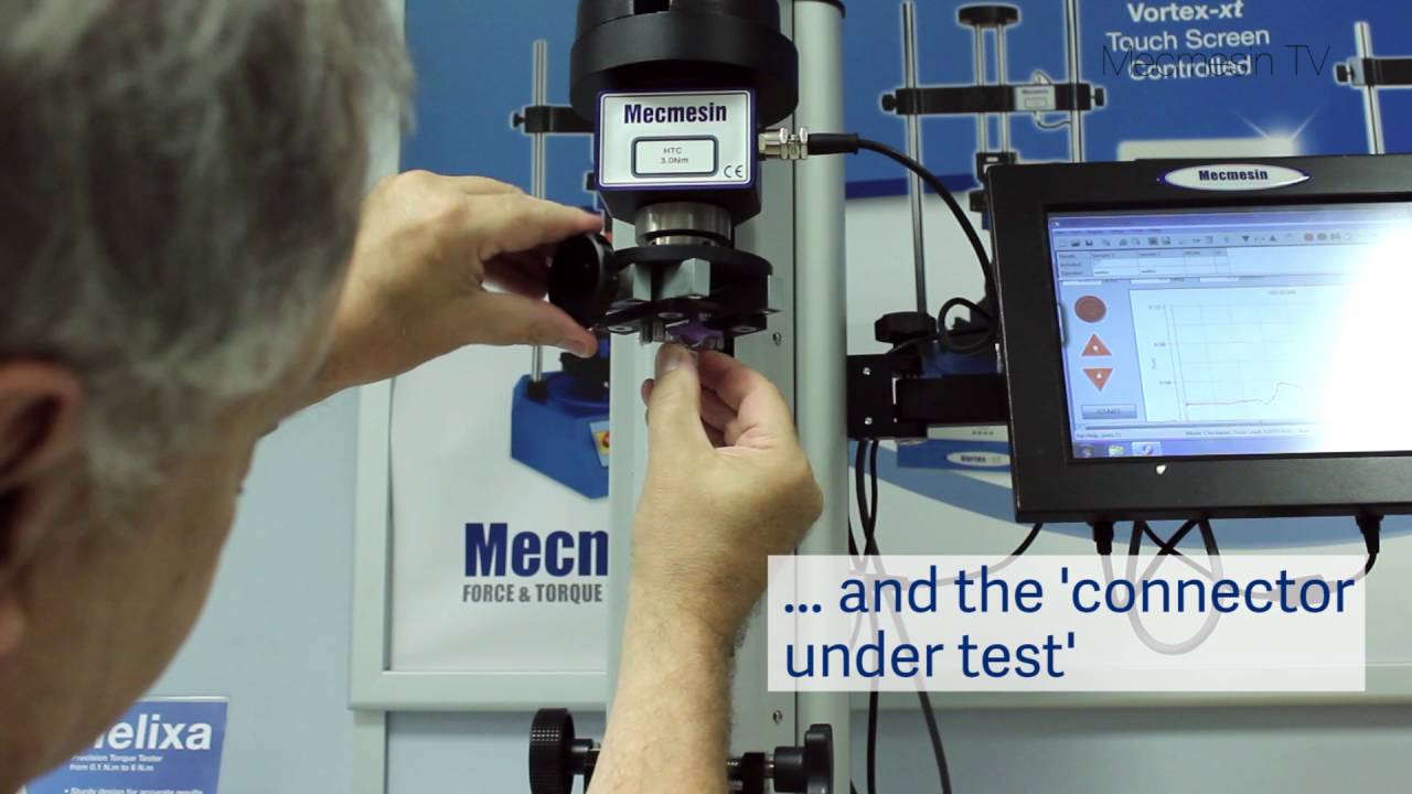 Testing of Luer connector assembly for ISO 80369-20 with Mecmesin's Helixa