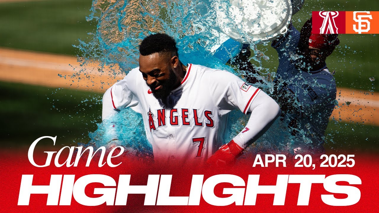 Giants vs. Angels Highlights (4/20/25) | MLB Highlights