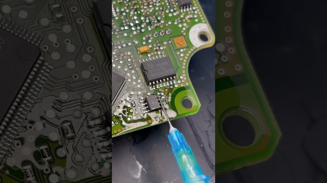 Soldering an eeprom
