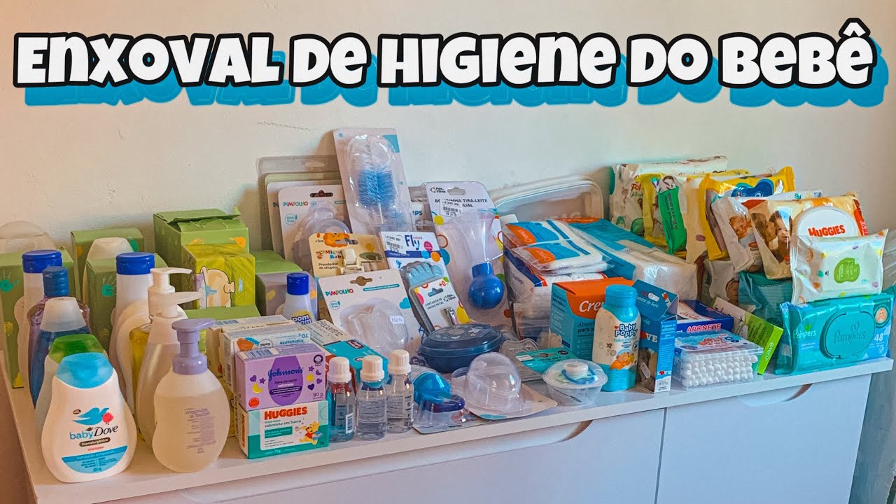 ENXOVAL DE HIGIENE DO BEBÊ 👶🏻🧼