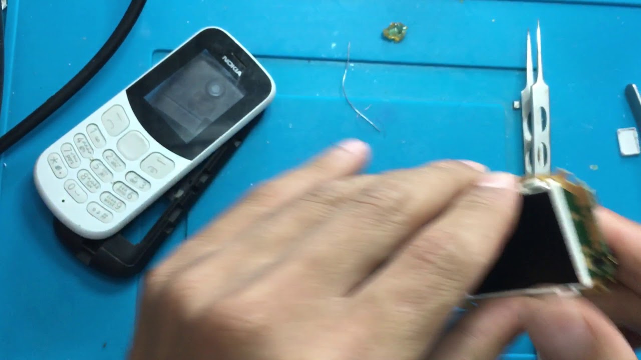 حل مشكلة الاضاءه نوكيا 130 الجديد موديل ta-1017