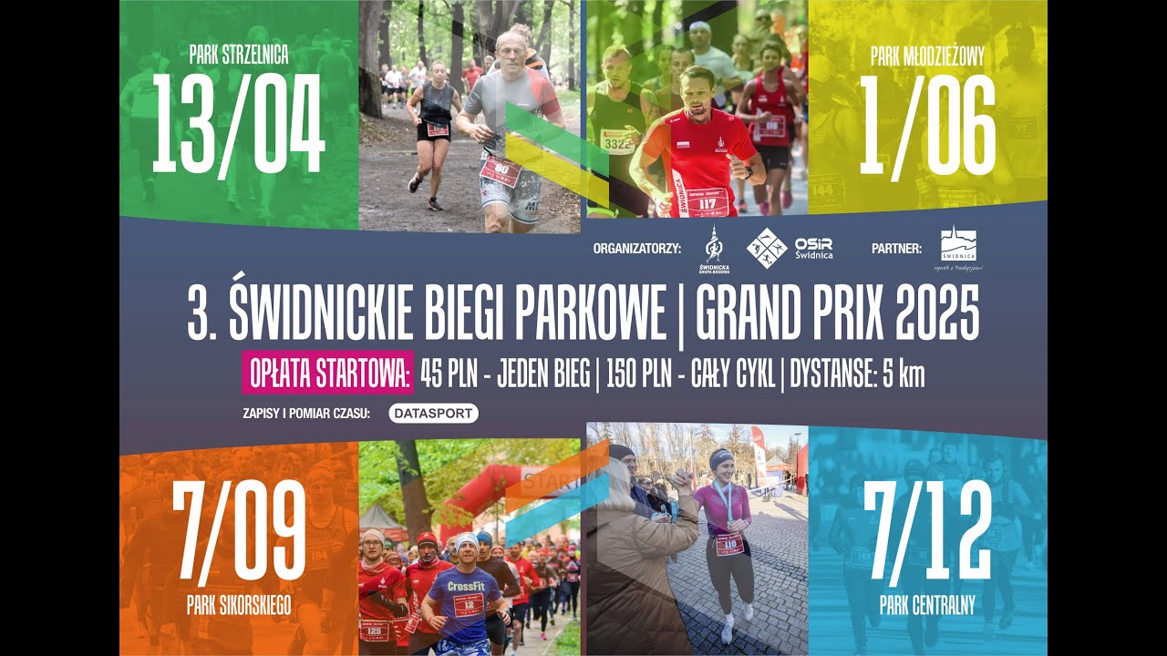 3. Świdnickie Biegi Parkowe - Grand Prix 2025 - Bieg zimowy