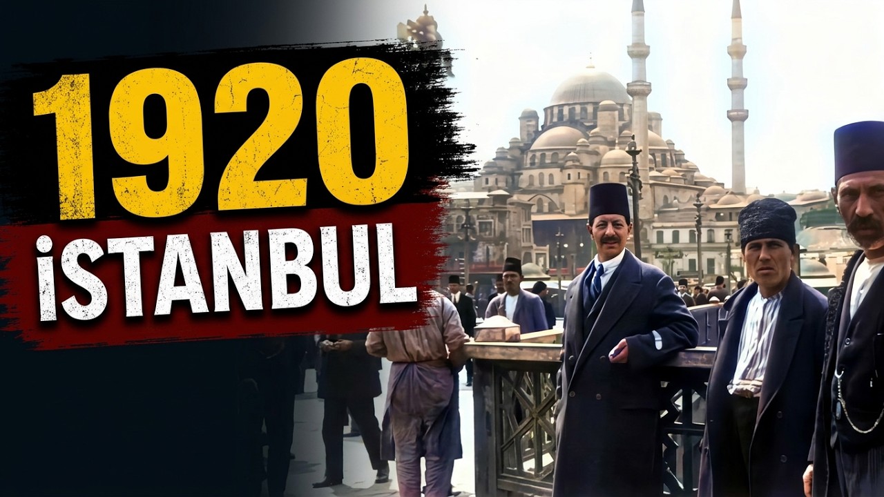 1920 | Hollanda Arşivinden Osmanlı Dönemi Müterake İstanbul'u! #eskiistanbul #osmanlı
