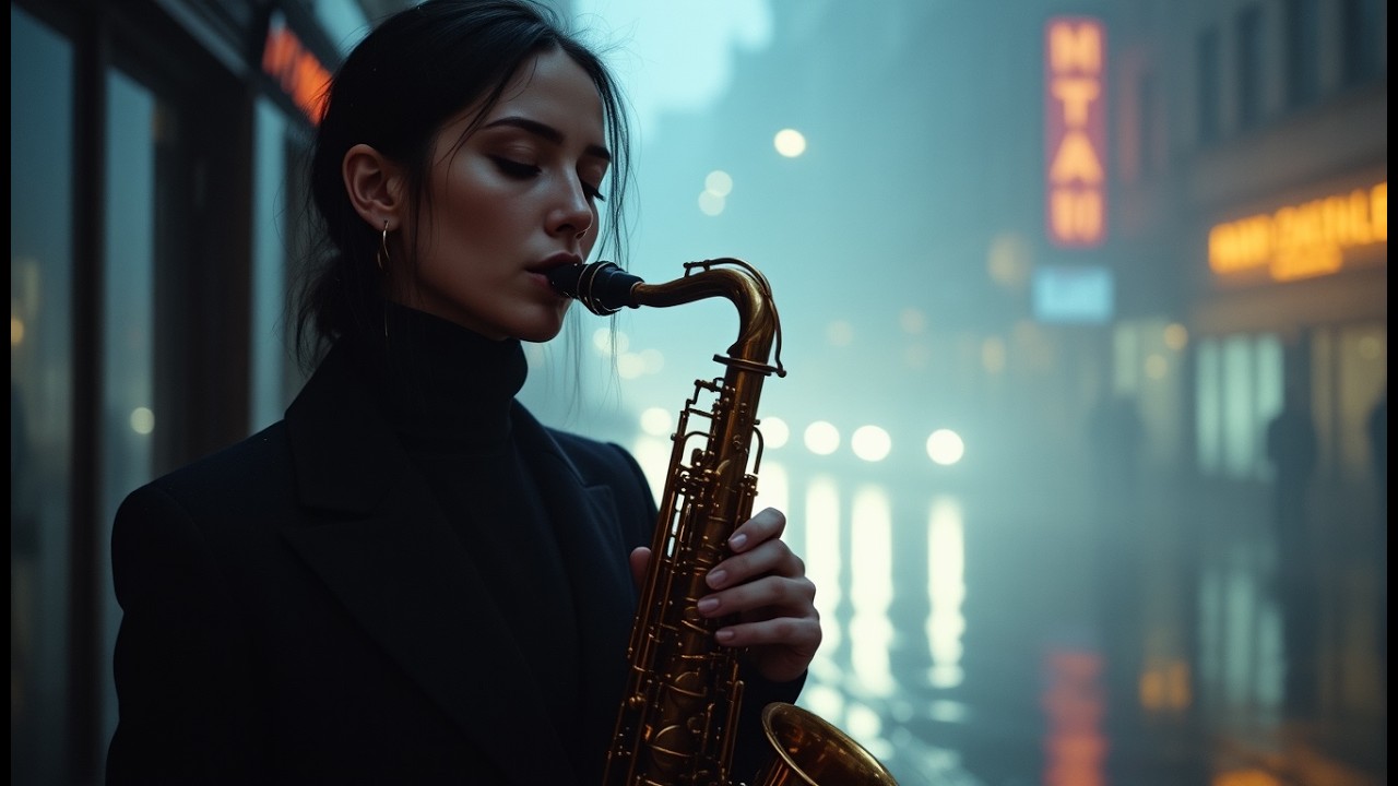 Rainy City Saxophone: Chill Jazz for Relaxing After Dark