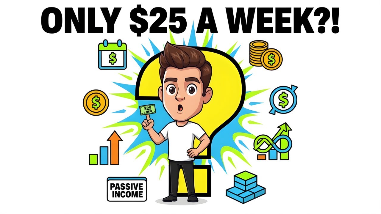 Only $25 a Week? Here’s How It Can Pay You $5,000 Every Month | Personal finance for beginners
