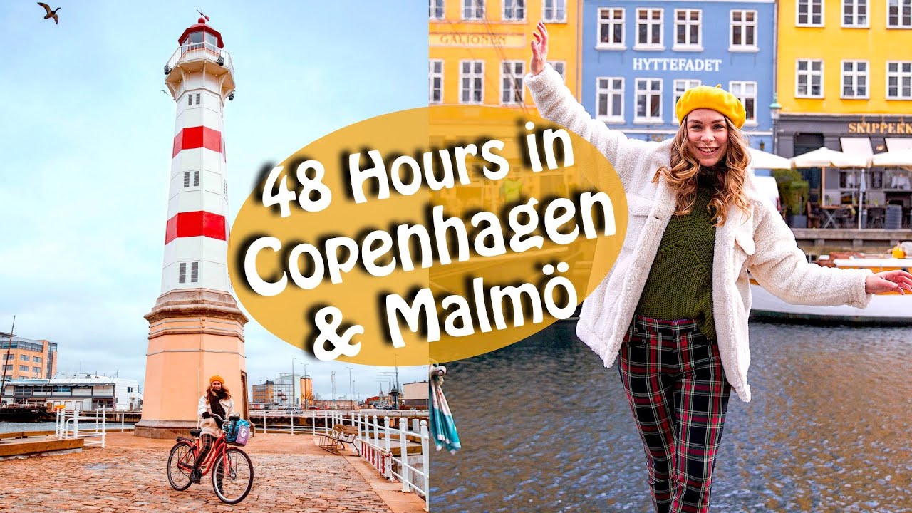 Copenhagen & Malmö Travel Vlog  - Food & Biking