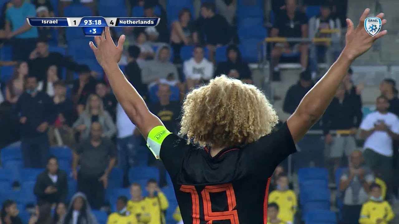 Xavi Simons vs Israel U19 Euro qualifying (16/11/2021)