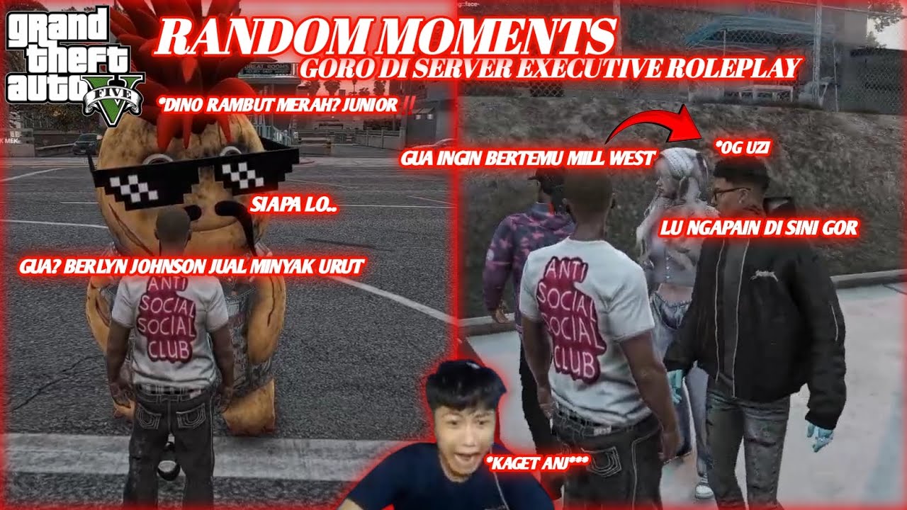 KETIKA GORO DI SERVER EXECUTIVE, KETEMU DINO METAL CABANG BEKASI DAN OG UZI NGAKAK😂 - GTA 5 ROLEPLAY
