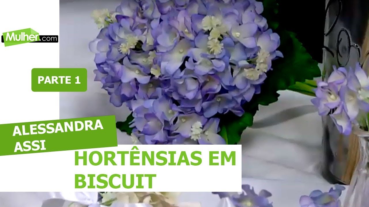 Hortênsias em Biscuit - Alessandra Assi - 21/09/2018 P1
