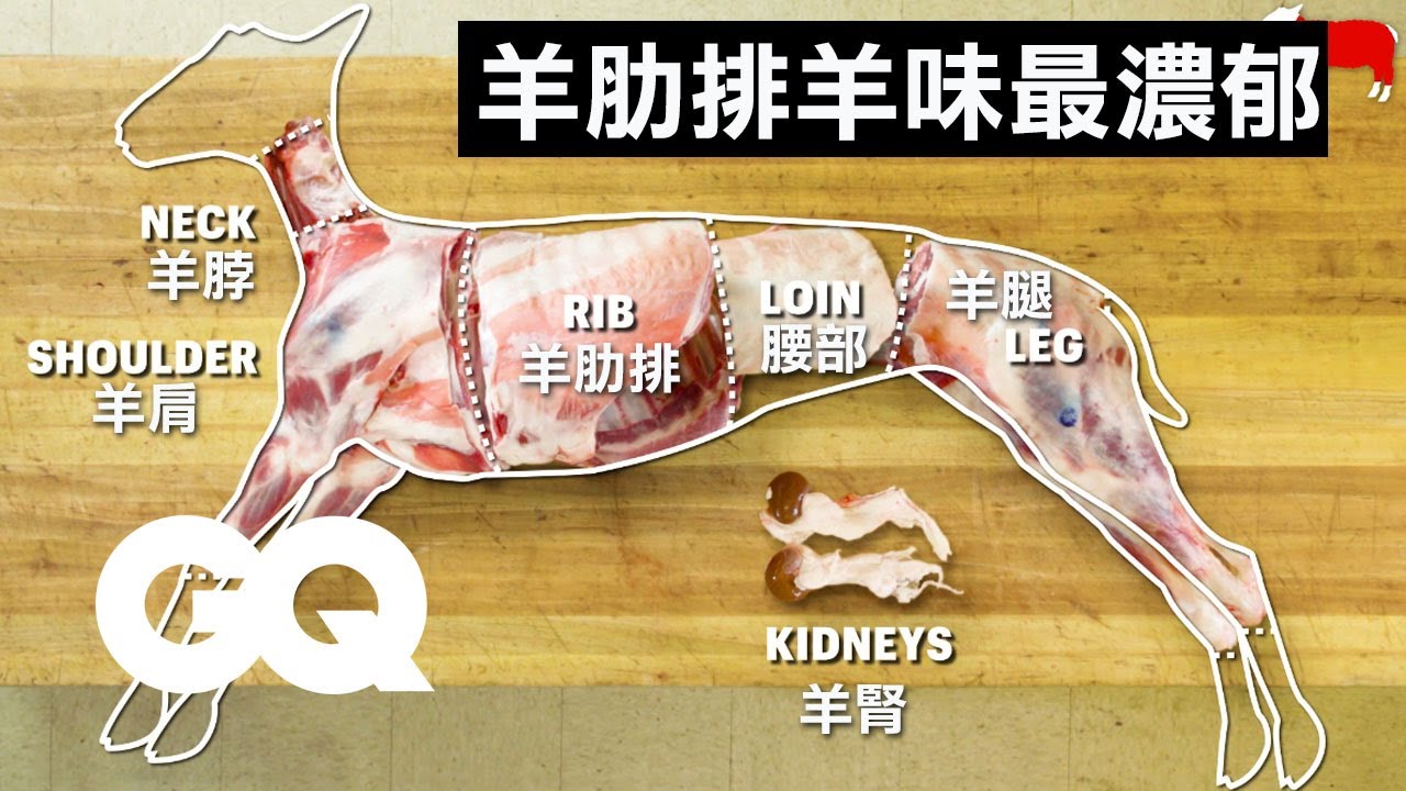 屠夫超詳細解剖羊肉教學！切剩肉末還可自製羊肉香腸 How to Butcher an Entire Lamb  Every Cut of Meat Explained｜科普長知識｜GQ Taiwan