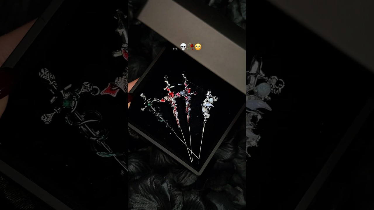Jewelry with a purpose🖤🥹🥀 #alternative #goth #jewelry #gothgirl #altgirl