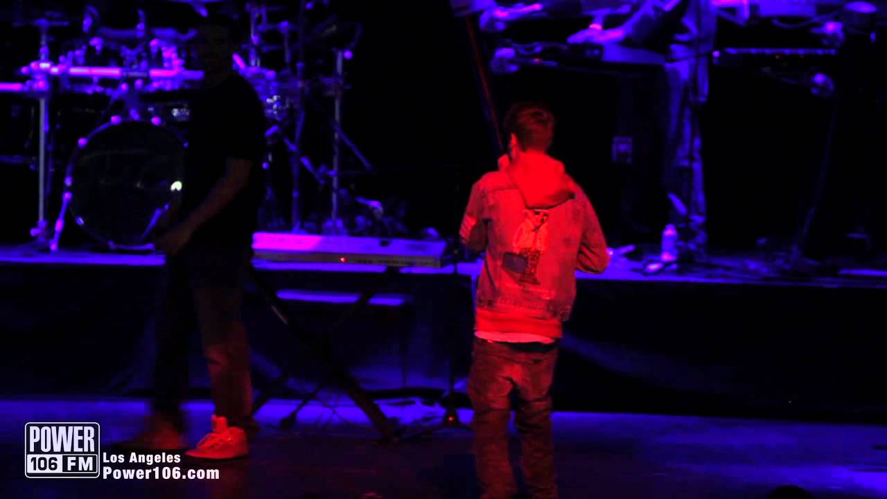 Drake & Justin Bieber Perform (I'm on one) at Power106 Cali Christmas 2011