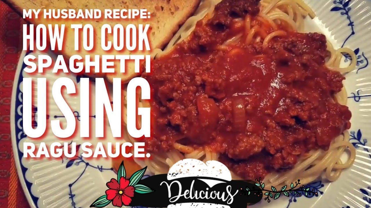 How to cook spaghetti with Ragu sauce easy..