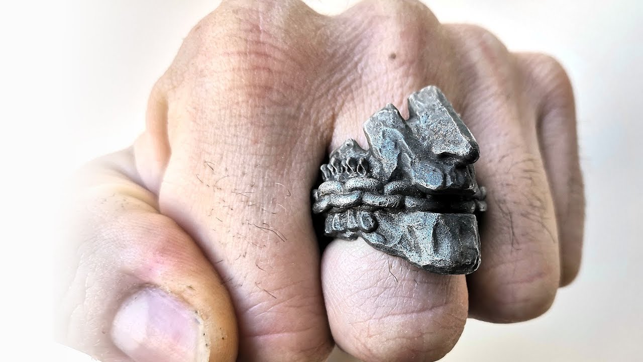 I Made 3D Printed Silver Rajada Ring