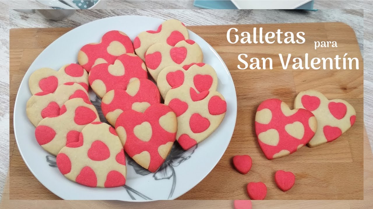 Galletas de Corazón 💖 Especial San Valentín!! | Cookies for Valentine's day | Cocinando Tentaciones