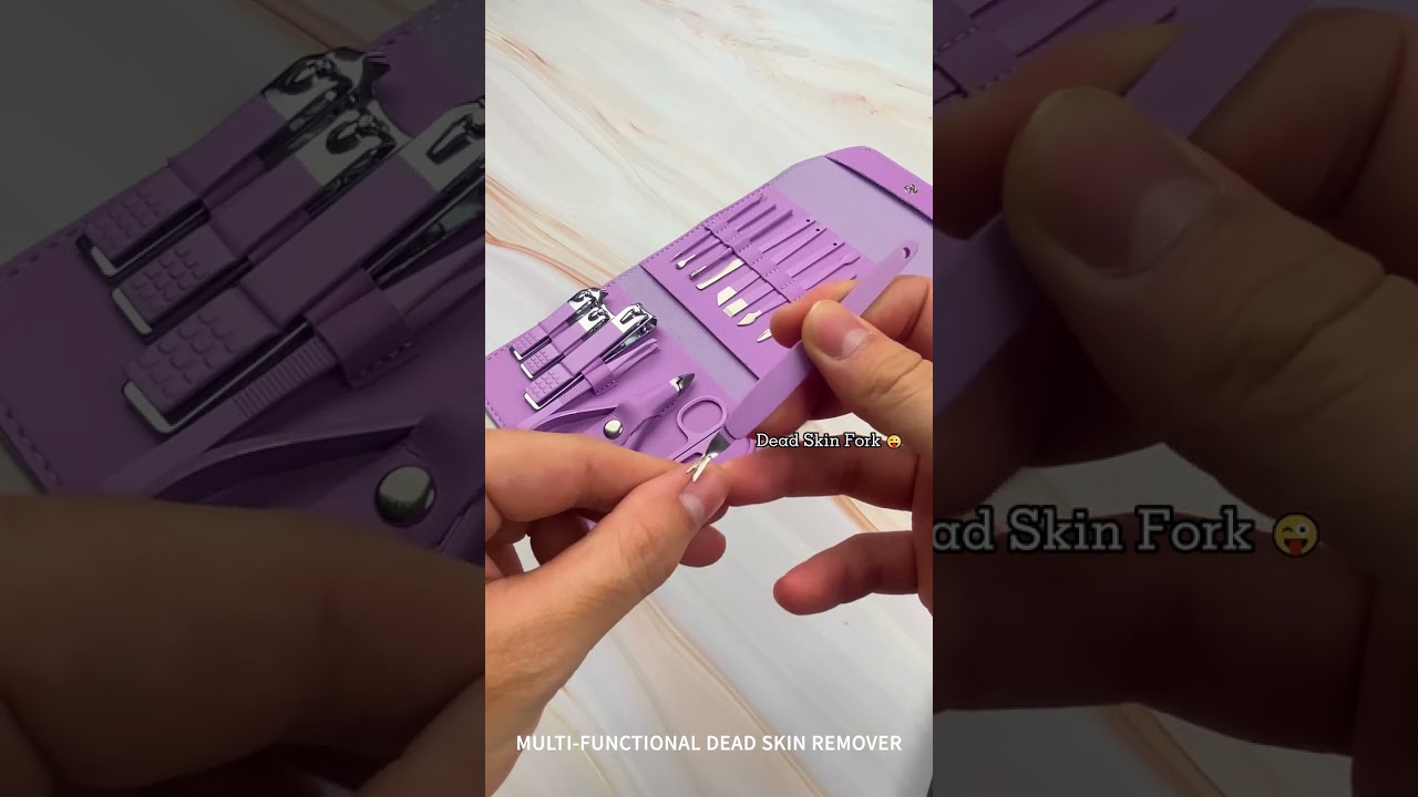 16 PCS Manicure Set & Their Uses 💜