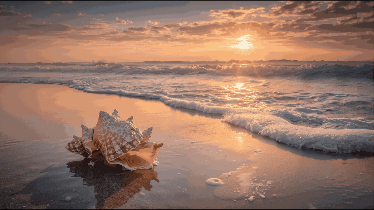 Sleep & Relaxation Flute Music 🎶 Ocean Waves + Water Sounds | Overthinking Relief, Inner Peace