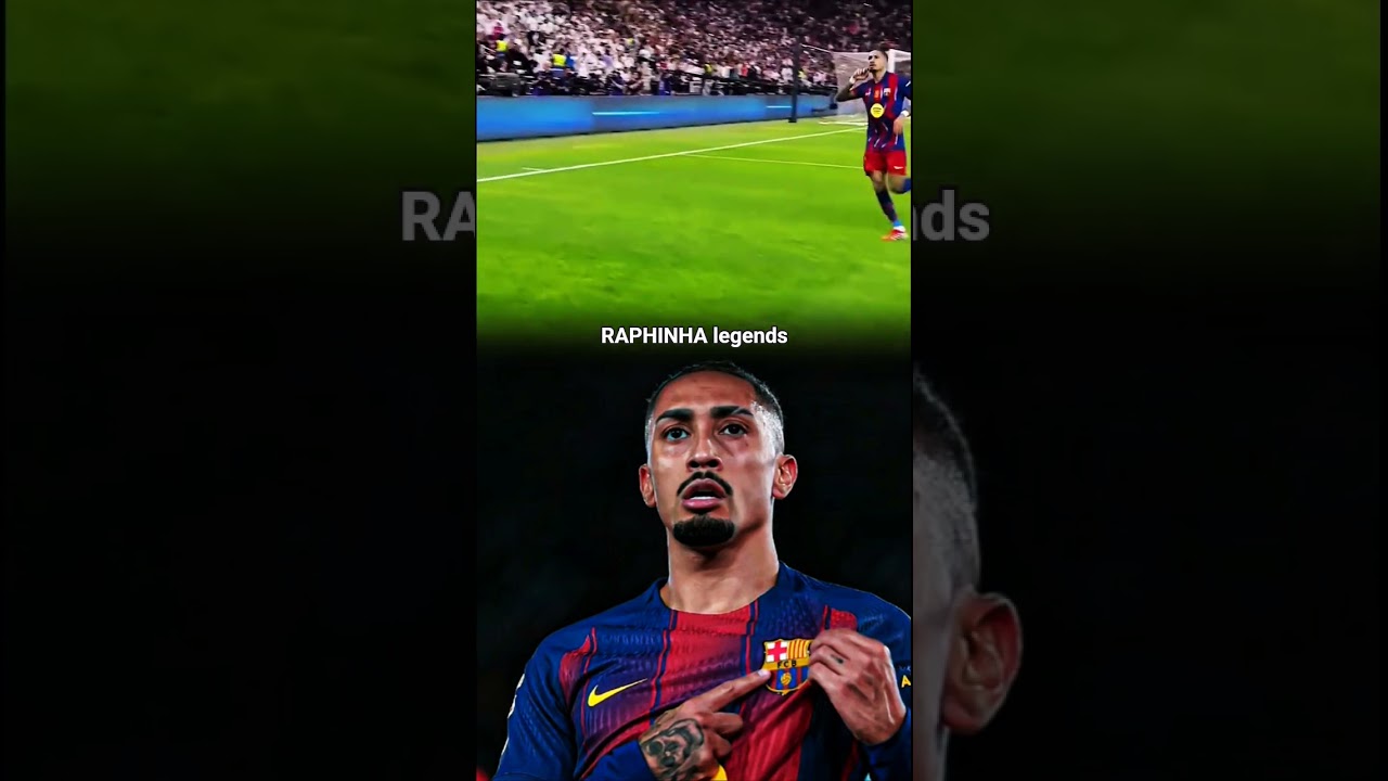 RAPHINHA legends in Barcelona