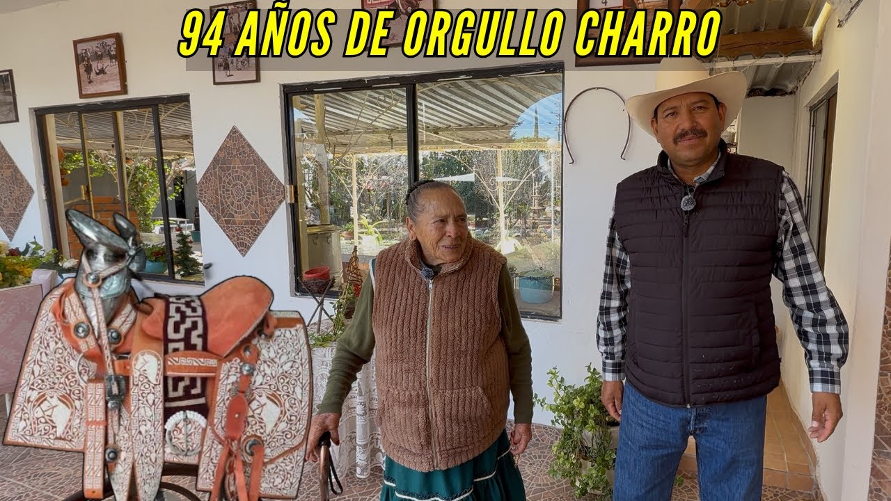  A sus 94 años, Doña María es orgullo charro de Zacatecas