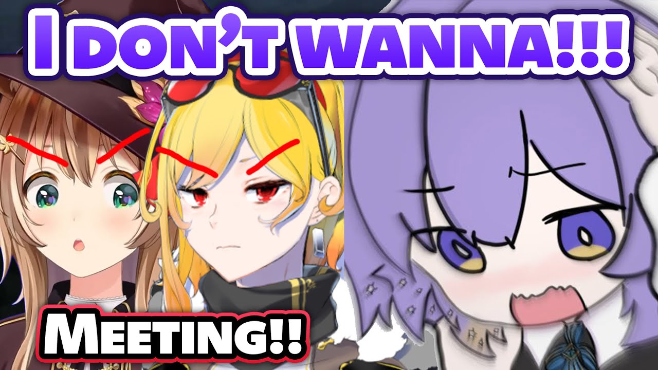 Moona played Hogwarts Legacy for 10 hours... so Ela and Risu have to drag her to their meeting