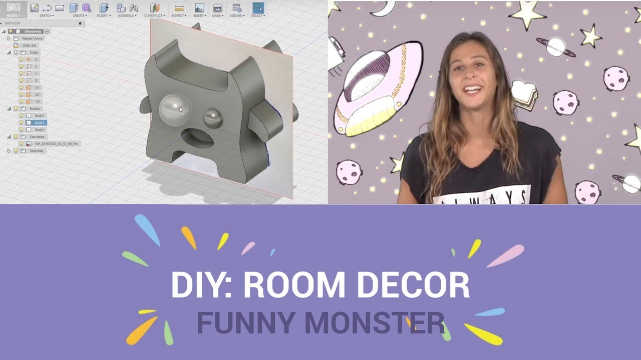 Fusion 360: Funny Monster